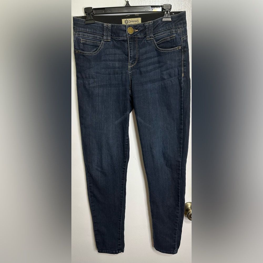 Democracy Women's Skinny Jeans - Dark Blue